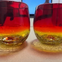 琉球ガラス　赤の画像