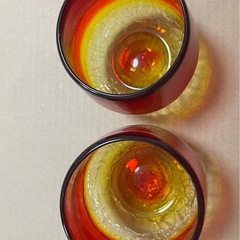 琉球ガラス　赤の画像