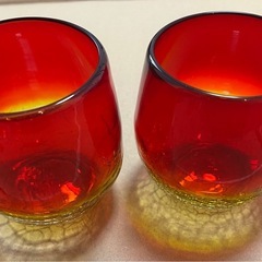 琉球ガラス　赤の画像