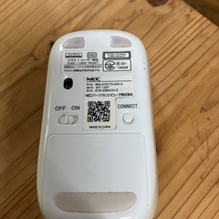 H2509-160 NEC ワイヤレスBluetoothマウス MT-1337 年式表記無し 動作確認済み 単3電池2本使用 ※電池は付いていません 中古の画像