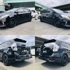 H23　トヨタ　プリウスα 【福岡自社ローンBOND】保証人無・頭金無・GPS無・人柄重視・代車費無料・納車費無料・ LINE相談・他店で断られた方、大歓迎!!!!の画像