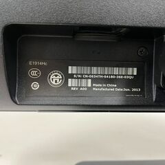 DELL デル 19型ワイド液晶モニタ E1914Hc 幅45cm×奥行17cm×高さ36cmの画像