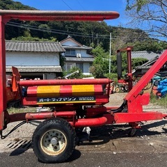 タカキタ　ラッピングマシーン 牧草ロール機 ワラ　梱包機 WM1020 ラップマシン 牧草ロール 稲 稾 梱包 集草 畜産 トラクタ一 作業機 農機具　宮崎の画像