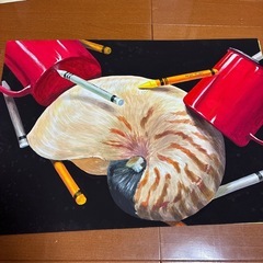 色彩構成　一枚のみの画像