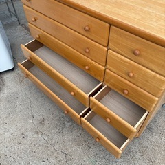 タンス  2列5段  木製の画像