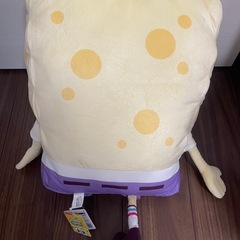【新品未使用】スポンジボブぬいぐるみ 大の画像