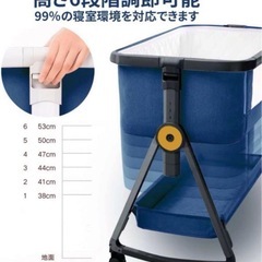 《受取決定済み》HZDMJ 2022新型ベビーベッド コンパクト折畳可能 新生児0ヶ月~36ヶ月の画像