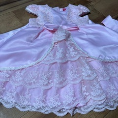 子供服女の子ドレスピンクサイズ 110〜120cmの画像