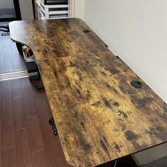 昇降デスク　広い　高さ最大110cmほどの画像