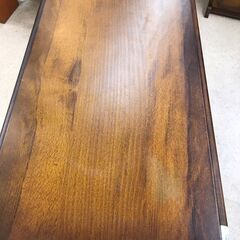 【ジャングルジャングル岩出店】【B97】電話台 カリモク コロニアル  幅60cm×奥行32cm×高さ80cm 中古 家具 和歌山 岩出市 紀の川市 海南市の画像