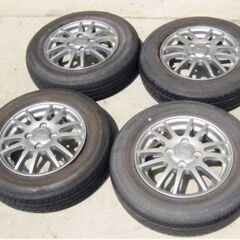 ブリヂストン　タイヤ＆ホイール4本セット 13インチ　145/80 R13 75S　VELVA 4穴　NEXTRY BRIDGESTONE　軽自動車の画像