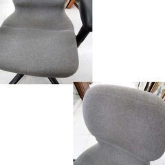 使用感あり キャスター劣化あり Steelcase Japan OAチェア グレー系 昇降式 オフィスチェア オフィス家具 椅子 イス いす スチールケース 苫小牧西店の画像