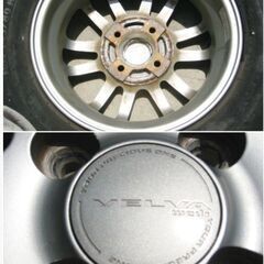 ブリヂストン　タイヤ＆ホイール4本セット 13インチ　145/80 R13 75S　VELVA 4穴　NEXTRY BRIDGESTONE　軽自動車の画像