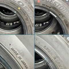 「39」　145/80R13 88/86NLT 貨物用ライトトラック　美品中古タイヤ4本の画像