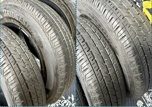 39」 145/80R13 88/86NLT 貨物用ライトトラック 美品中古タイヤ4本