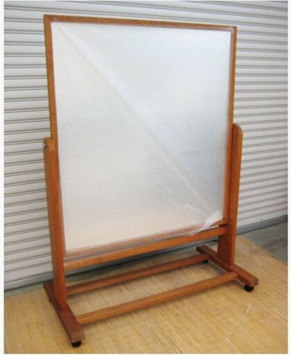 大型姿見　キャスター付　角度調整可能　高さ159x幅120x奥行60㎝　スタンドミラー　木製フレーム　スタイルミラー　全身鏡　大判鏡　化粧