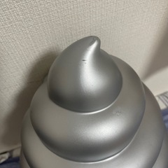 【お取引者様決定】BIGサイズ　うんちくん　シルバーフィギュアの画像