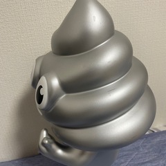 【お取引者様決定】BIGサイズ　うんちくん　シルバーフィギュアの画像