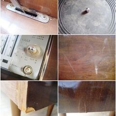 三菱真空管式ダイヤトーンステレオシステム　アンプ（スピーカー付）　STA-533　レトロ　アンティーク　1960年代　MITSUBISHI　ジャンクの画像
