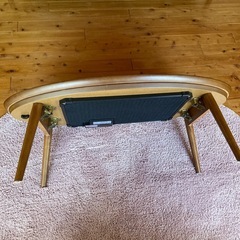 こたつ 北欧テーブル フラットヒーター折れ脚こたつ（アロー） 折りたたみの画像