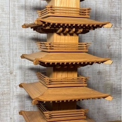五重塔　宮大工手作り　繊細な構造の画像