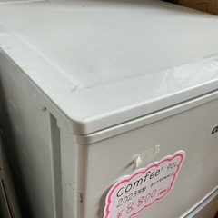 高年式🌈comfee’2023年製RCT90WH/E90L汚れアリ💦白冷凍・冷蔵庫の画像