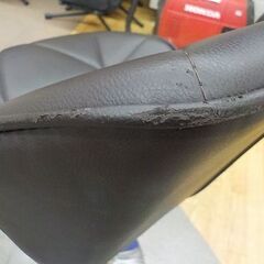 ② 昇降式カウンターチェア レザー調 ダークブラウン 回転式 バーチェア ハイチェア  こげ茶　西岡店の画像