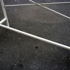 ☆カウンターテーブル バーテーブル 幅1100mm 奥行380mm 高さ940mm ホワイト バーカウンター 札幌 北20条店の画像