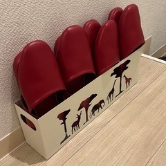 スリッパ7個&スリッパ入れ　9/12まで！の画像
