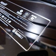 ワイヤレスキーボード ENERMAX　ACRYLUX Wireless KB009W-B の画像