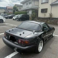 京都 美品 NAロードスター NA8C 5MT 車検有 13万km 値引有りの画像