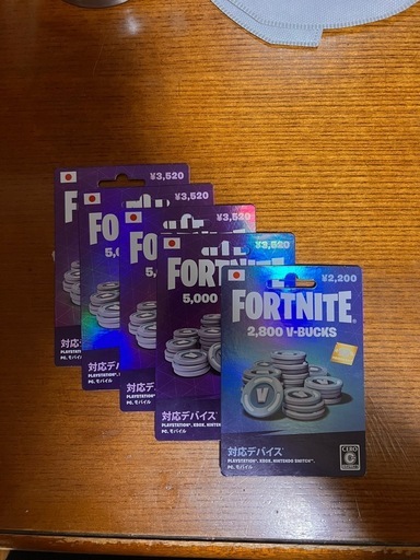 フォートナイトV-BUCKSカード