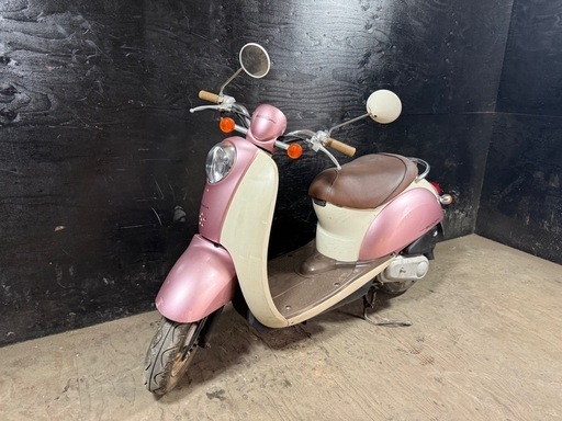 ★支払総額4.5万円★関東圏内即日配送可能！ ホンダ クレアスクーピー ピンク AF55 人気のスクーピー！ 4スト！集中キー！ バッテリー新品！