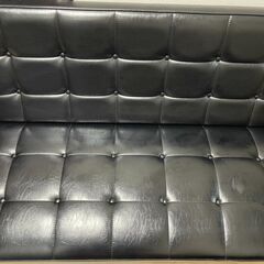 カリモク60 Kチェア 2シーター スタンダードブラックの画像