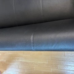 ソファ　黒の画像