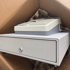 【中古✨スキャナ付】シャープ 電子レジスター XE-A280 💴 店舗・飲食店におすすめ！の画像