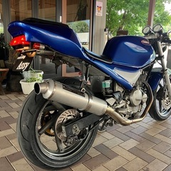 自賠責保険付き！SUZUKI グース250 オールペン　ヨシムラマフラー　油脂類交換　スパークプラグ交換　前後タイヤ2023年製　クラッチOHの画像