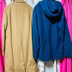 本日のみback numberジャケットコートユニクロジャケットコート2着セットの画像