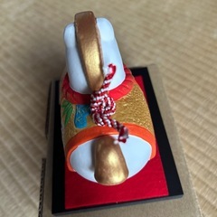 干支置物 午 土鈴　馬　招福土鈴　箱付 昭和レトロ　博多人形の画像
