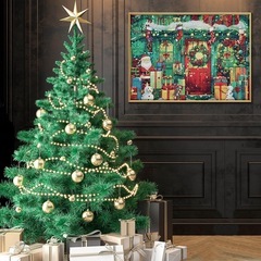 新品未使用　ジグソーパズル 1008ピース クリスマス 風景 絵画 サンタクロース 誕生日の画像