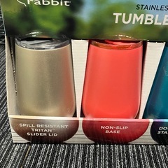 新品未使用　コストコ　ラビット ワインタンブラー 354ml　ピンクの画像