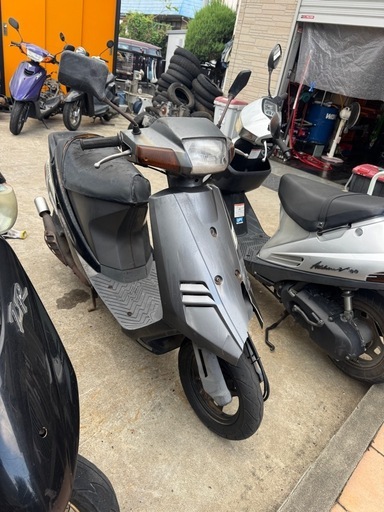 アドレスV50チューン　セル始動　レストアベースに