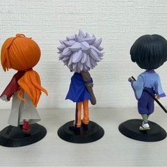 中古posket フィギュア　　るろうに剣心3個セット・日村剣心・世田宗次郎・えにしの画像