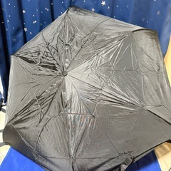 晴雨兼用折りたたみ傘 BLACKの画像