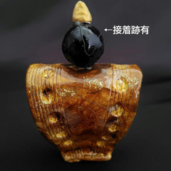 雛人形　陶器置物　高さ約10cmの画像