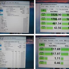 No.1-富士通D588V/i3/8100/3.60Ghz/メモリ16G中古M.2.2SSD512GサブHDD500G/DVD-RW/office2021の画像
