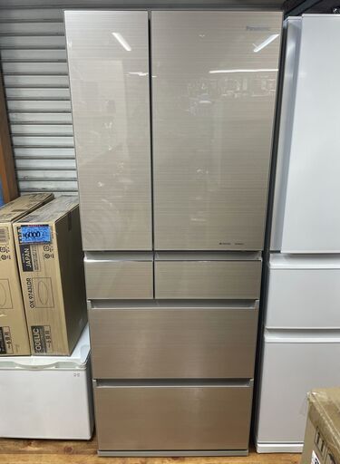 ☆Panasonic パナソニック 450L 6ドア冷蔵庫 NR-F454HPX-N 2018年製