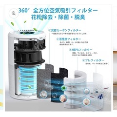 【無料・先着順】Tailulu D09 空気清浄機｜フィルター要交換
の画像
