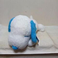 スヌーピー　寝そべりぬいぐるみ２個＆ショルダーバックの画像