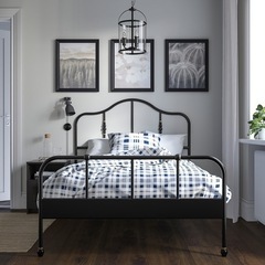【廃盤品】【引き取り希望】IKEA セミダブルベッドの画像